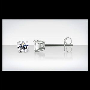 Elegant Silver Stud Earrings